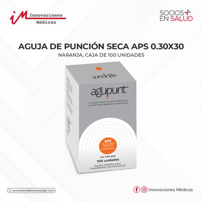 Agujas (APS) 0.30x 30 color Naranja
