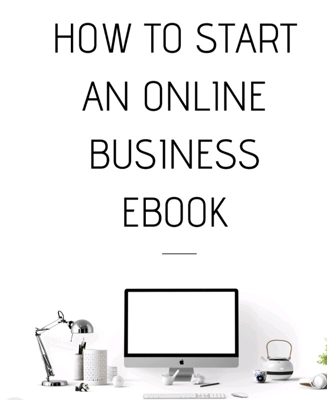 HOW TO START A ONLINE BUSINESS EBOOK.