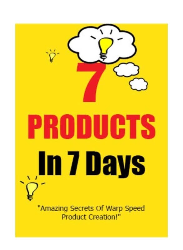 7 PRODUCTS IN 7 DAYS 