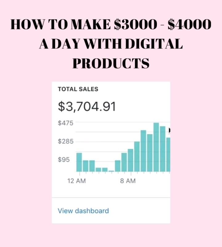 HOW TO MAKE $3000-$4000 A DAY WITH DIGITAL PRODUCTS