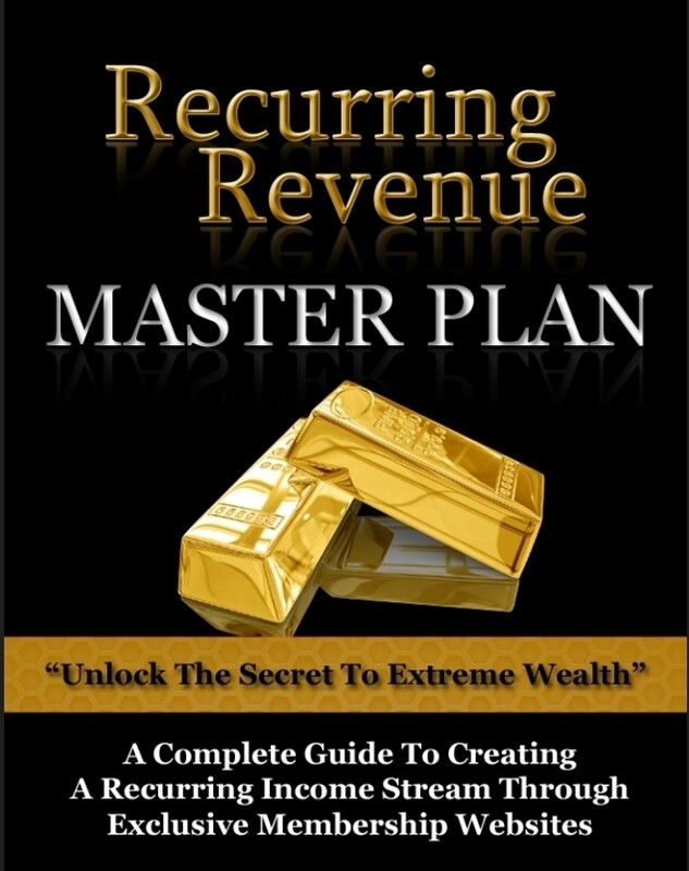 RECURRING REVENUE MASTER PLAN