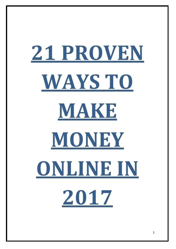 WAYS TO MAKE MONEY