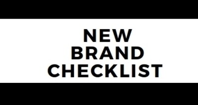 NEW BUSINESS BRAND CHECKLIST 