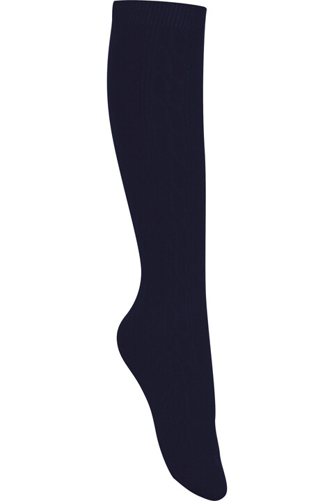 Lead Girls and Junior Cable Knit Knee High Socks
