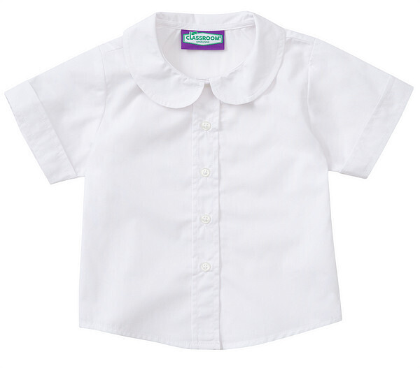 Lead No Logo Short Sleeve Peter Pan Blouse