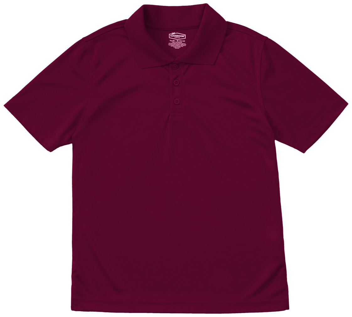 Lead Boys Moisture Wicking Short Sleeve Polo