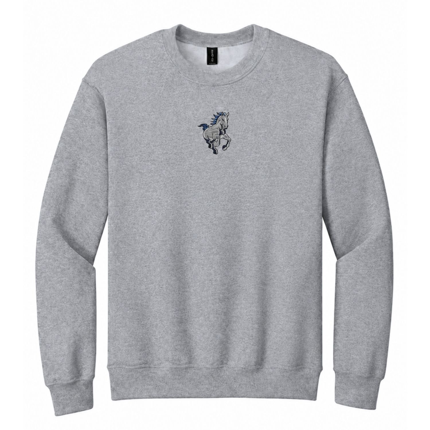 GILDAN Embroidered Mustang Crewneck