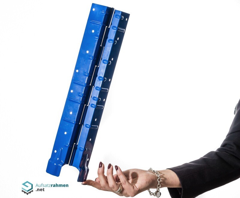 Scharniere für Aufsatzrahmen 300mm - blau