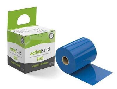 Sicherheitsband blau zum Fixieren von Paletten