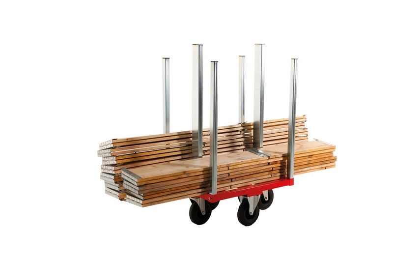 Transportwagen für Aufsatzrahmen / Palettenrahmen