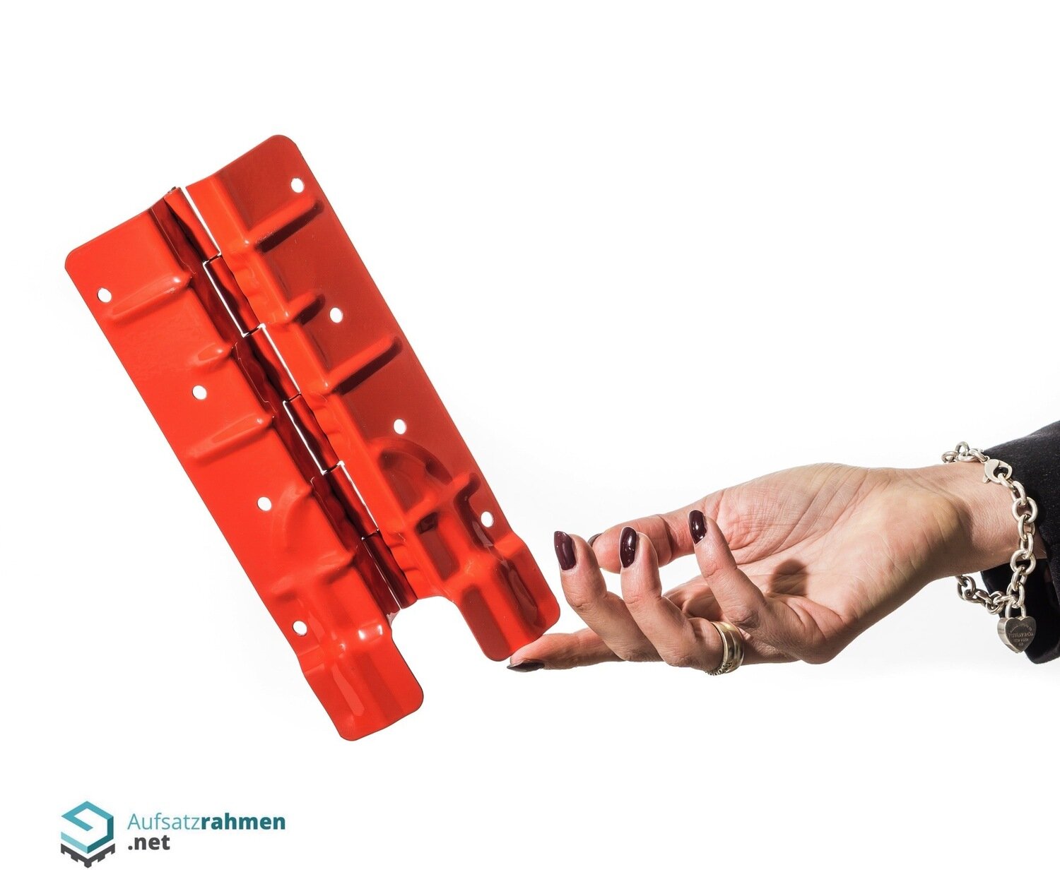 Scharniere für Aufsatzrahmen 200mm - rot