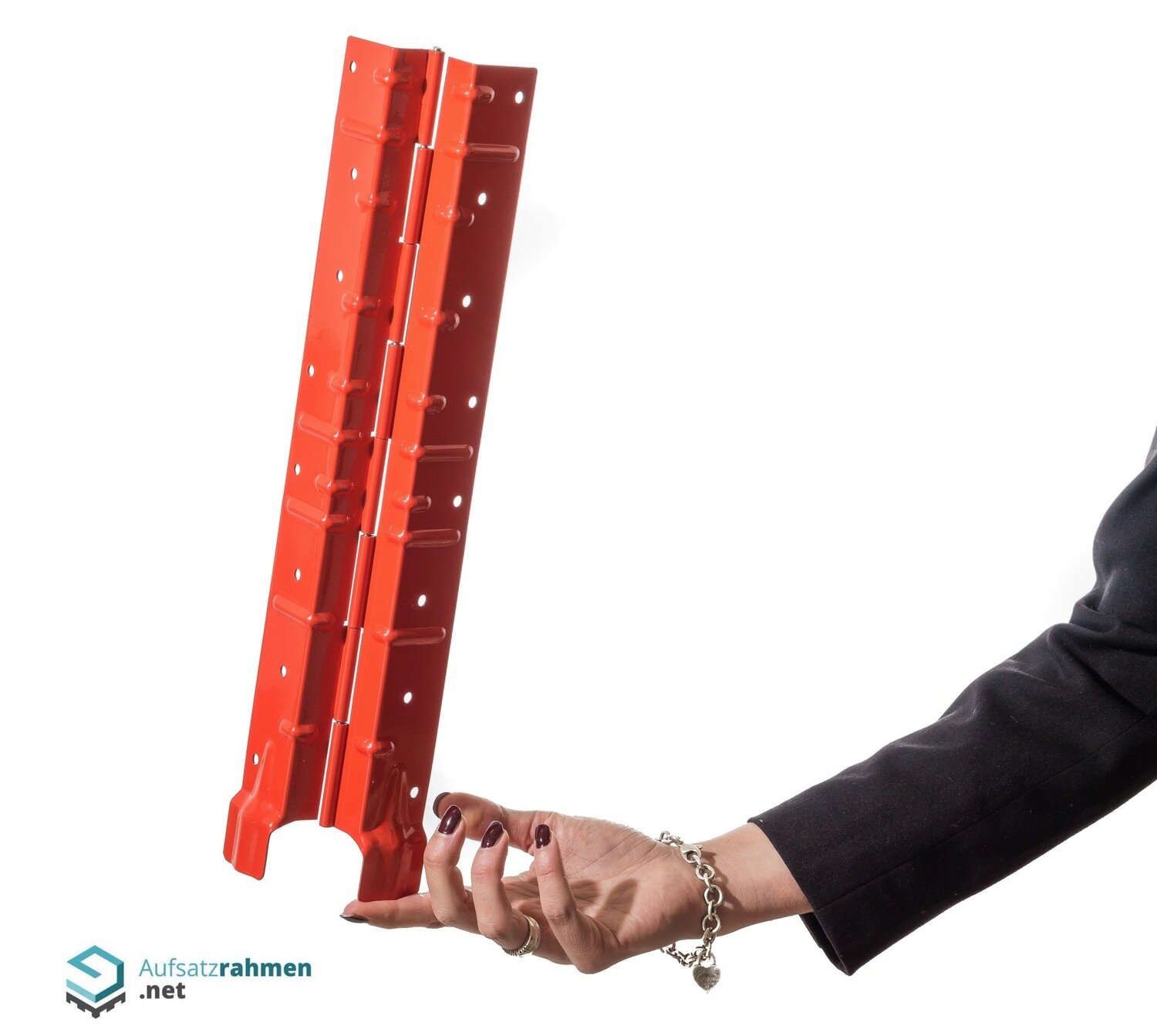 Scharniere für Aufsatzrahmen 400mm - rot