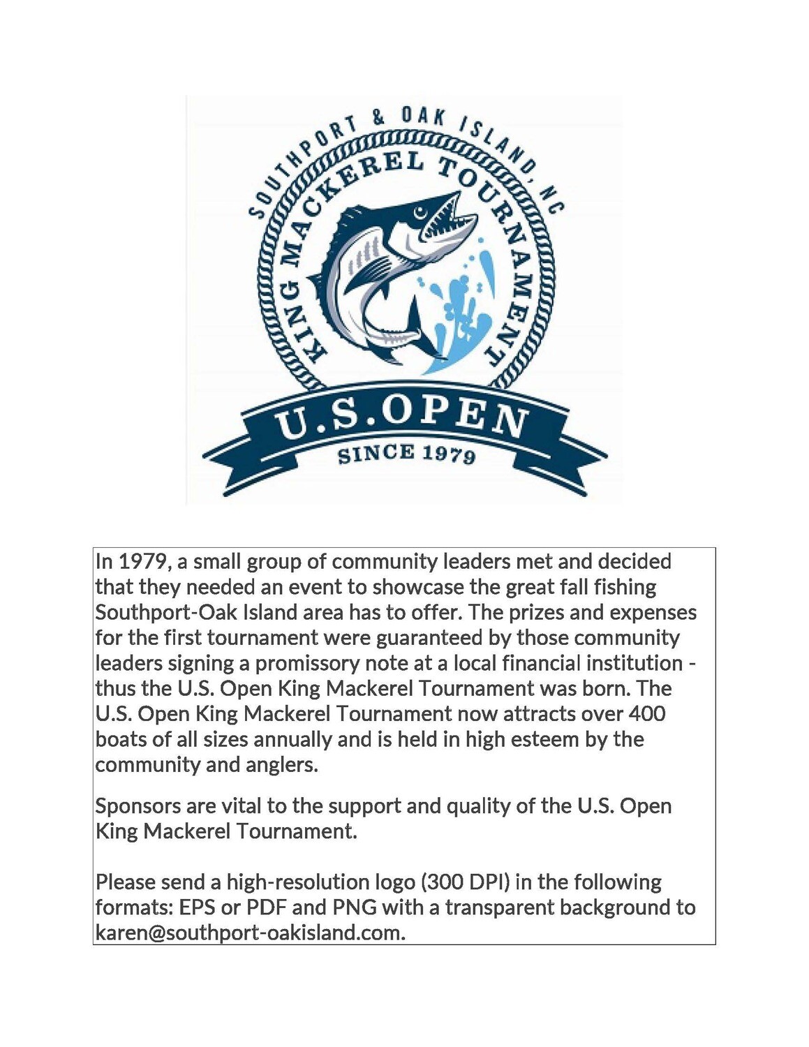 U.S. Open King Mackerel Tournament Sponsorship