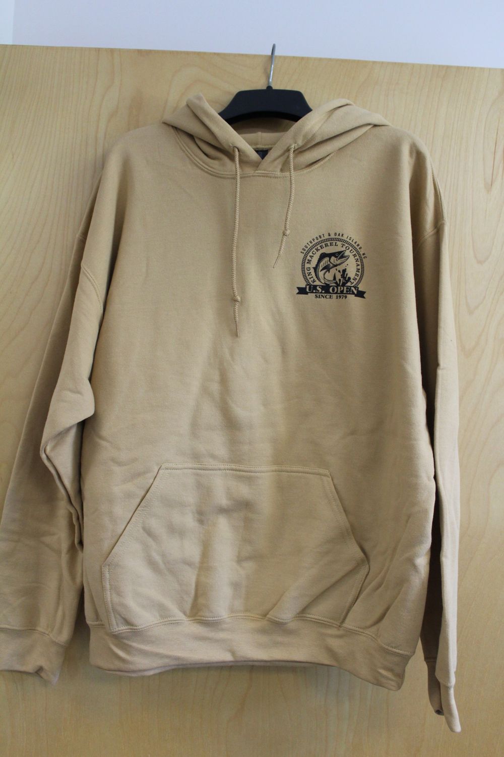 US Open KMT Hooded Sweatshirt Tan, Size: 2XL