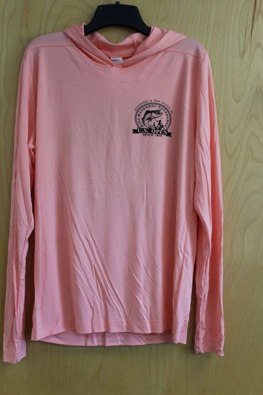 US Open KMT Sport-Teck Long Sleeve Hoodie - Coral