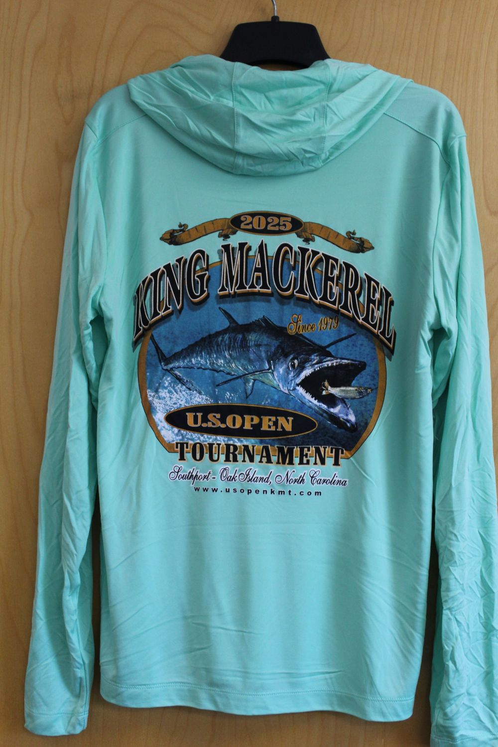 US Open KMT Sport-Teck Long Sleeve Hoodie - Green, Size: Medium