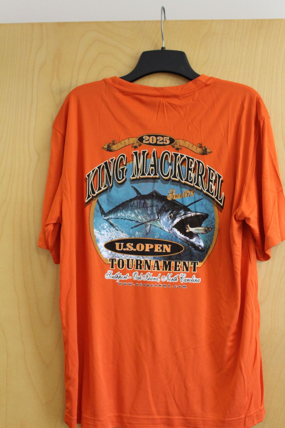 US Open KMT Sport-Tek Short Sleeve, no pocket Orange, Size: Medium