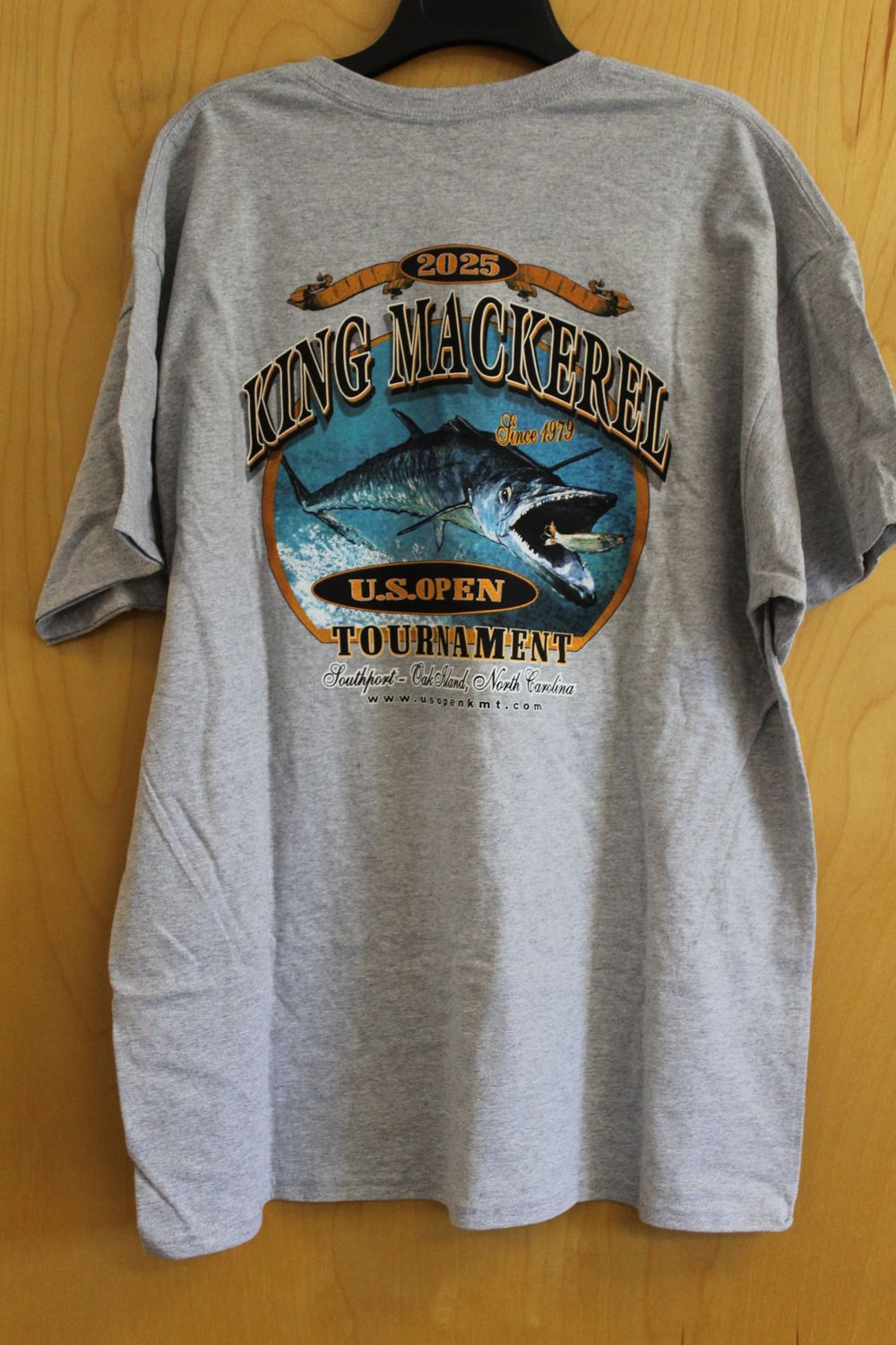 US Open KMT Gildan Ultra Cotton with Pocket Grey, Size: X-Large