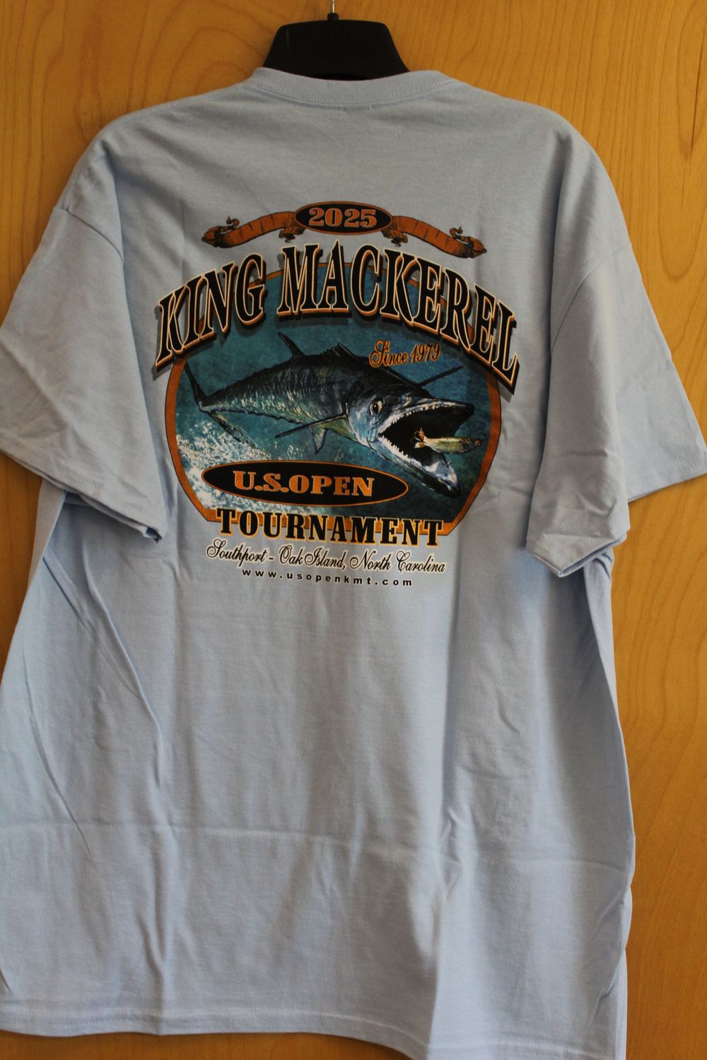 US Open KMT Gildan Ultra Cotton with Pocket Light Blue, Size: X-Large