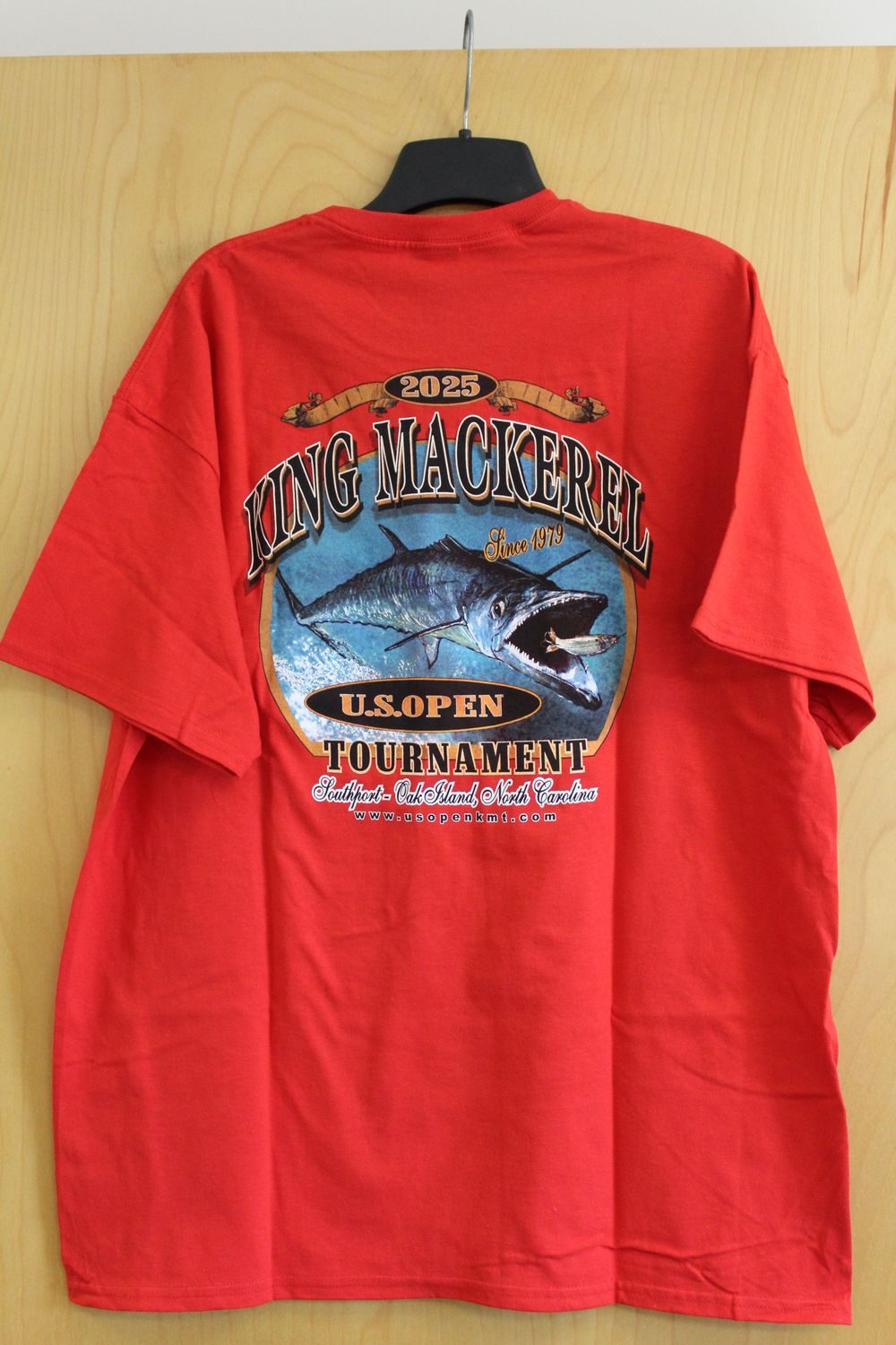 US Open KMT Gildan Ultra Cotton with Pocket red, Size: X-Large