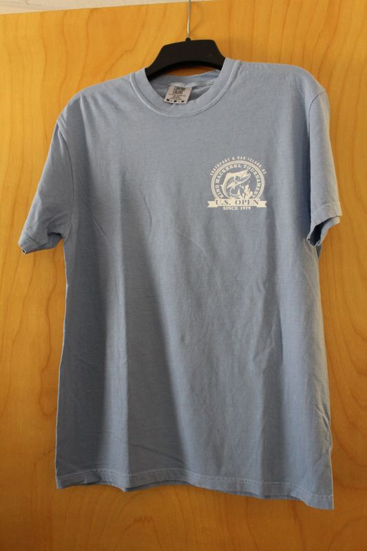 US Open KMT Comfort Color Heavyweight Adult Tee No Pocket - Denim