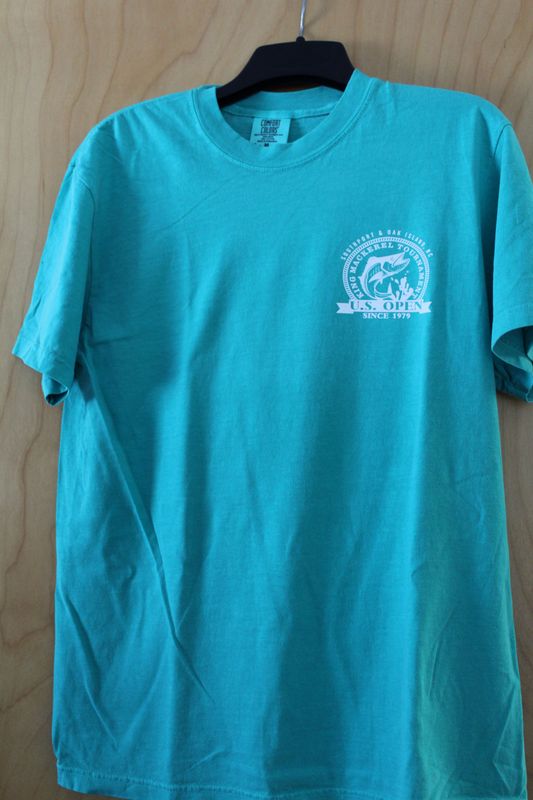 US Open KMT Comfort Color Heavyweight Adult Tee No Pocket - Teal