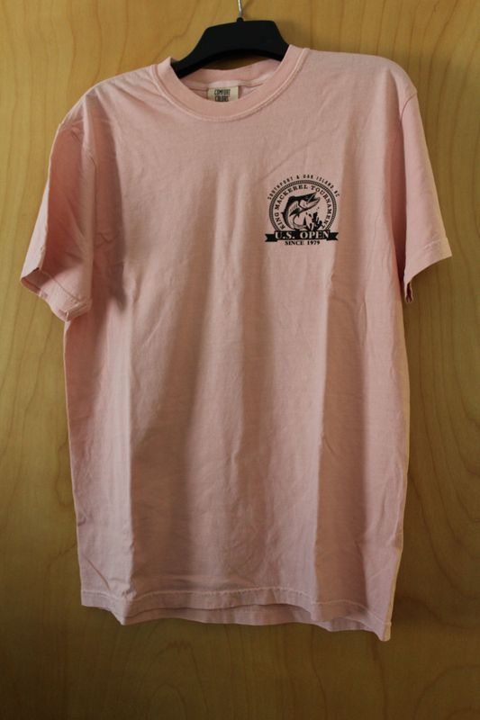 US Open KMT Comfort Color Heavyweight Adult Tee No Pocket - Peach