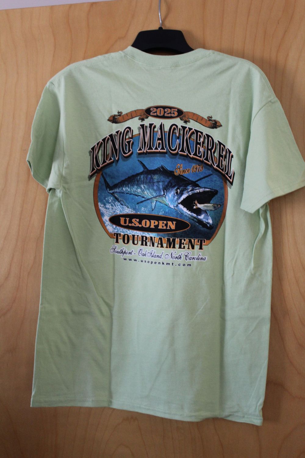 US Open KMT Gildan Ultra Cotton Short Sleeve No Pocket Shirt - Lime, Size: Large