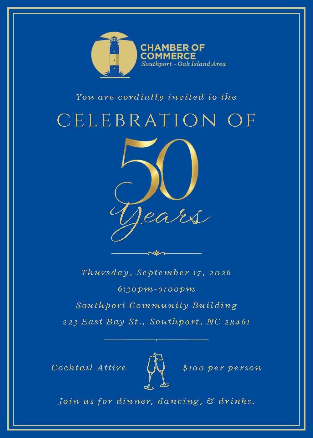 Chamber Golden Legacy Celebration Chamber Golden Legacy Celebration