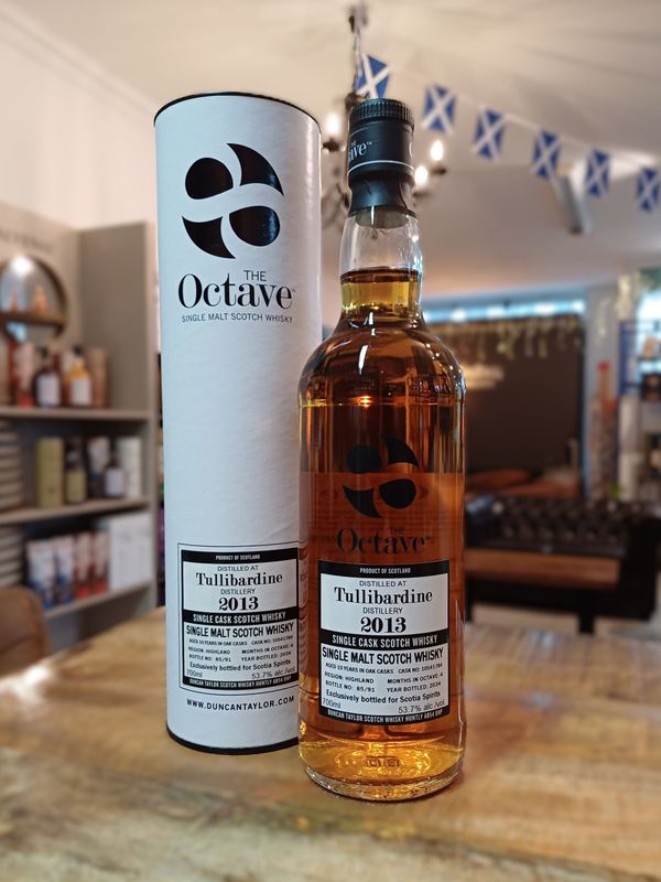Tullibardine 2013/2025, Octave Cask, Duncan Taylor, Scotia Spirit Exclusive Tullibardine 2013/2025, Octave Cask, Duncan Taylor, Scotia Spirit Exclusive