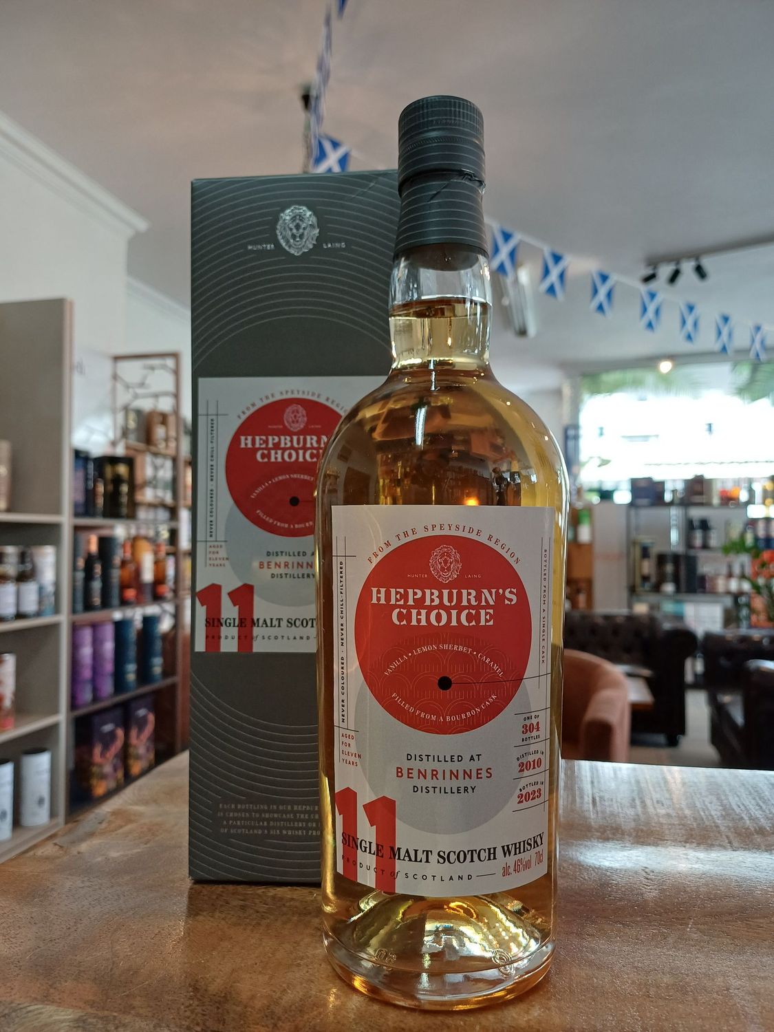 Benrinnes 11 y, Hepburns Choice,  Hunter Laing