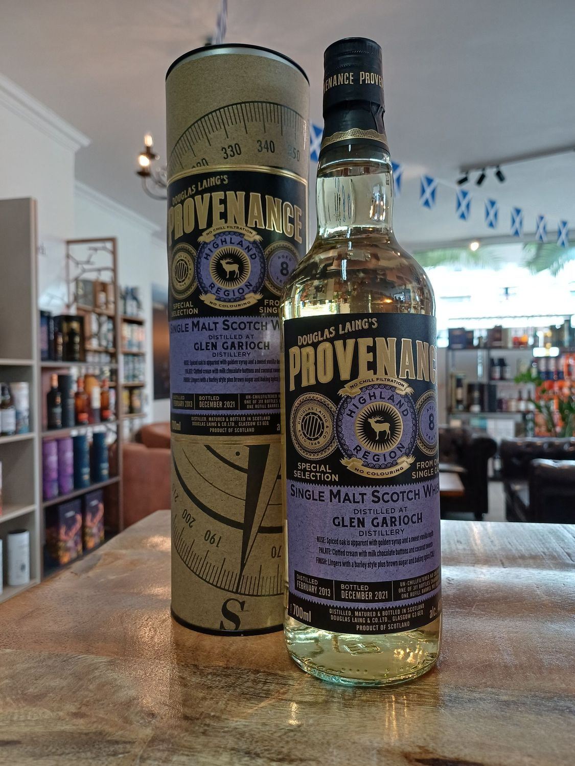 Glen Garioch 8 y, Provenance , Douglas Laing