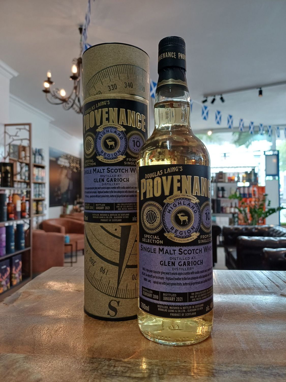 Glen Garioch, Provenance , 10 y Douglas Laing