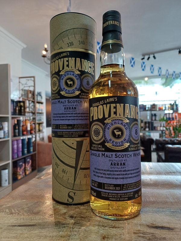 Arran 8 y, Provenance , Douglas Laing Arran 8 y, Provenance , Douglas Laing