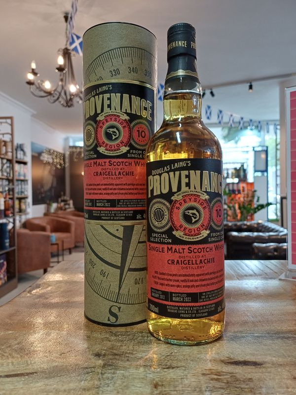 Craigellachie 10 y, Provenance, Douglas Laing Craigellachie 10 y, Provenance, Douglas Laing