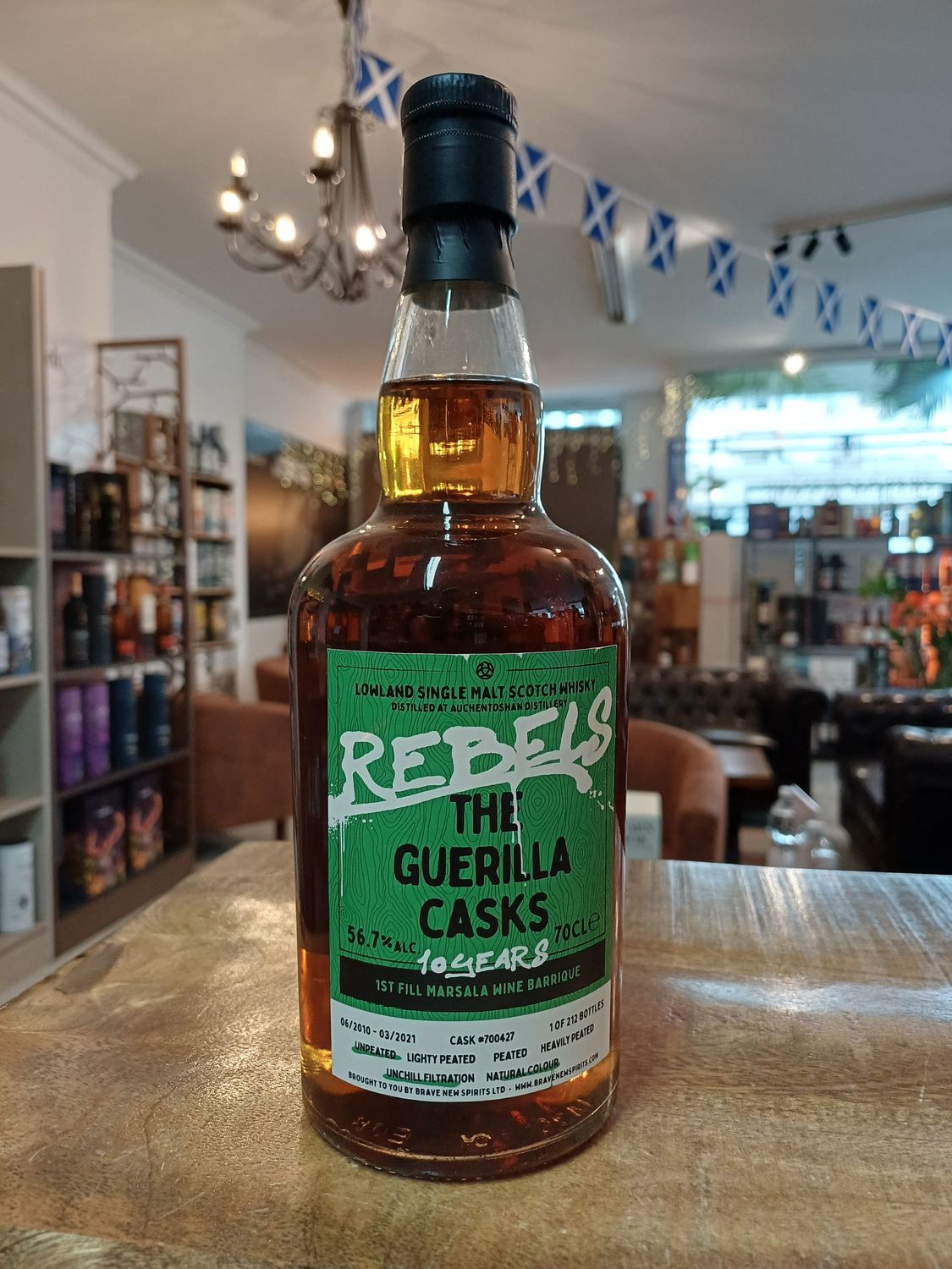 Auchentoshan 10 y, Rebels 2010/2021, Brave New Spirits