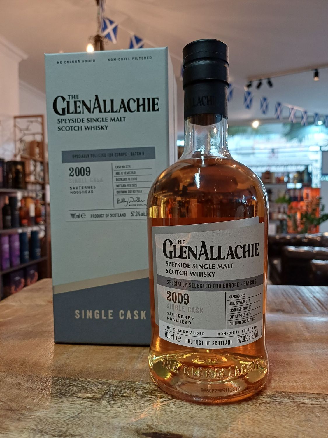 GlenAllachie 15 y, Sauternes Hogshead 2009/2025
