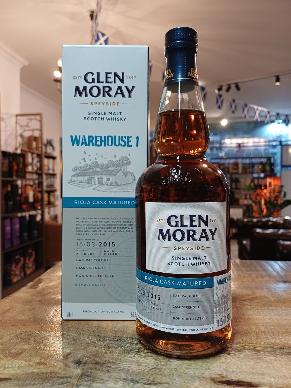 Glen Moray 8 y, Warehouse I, Rioja 2015/2023