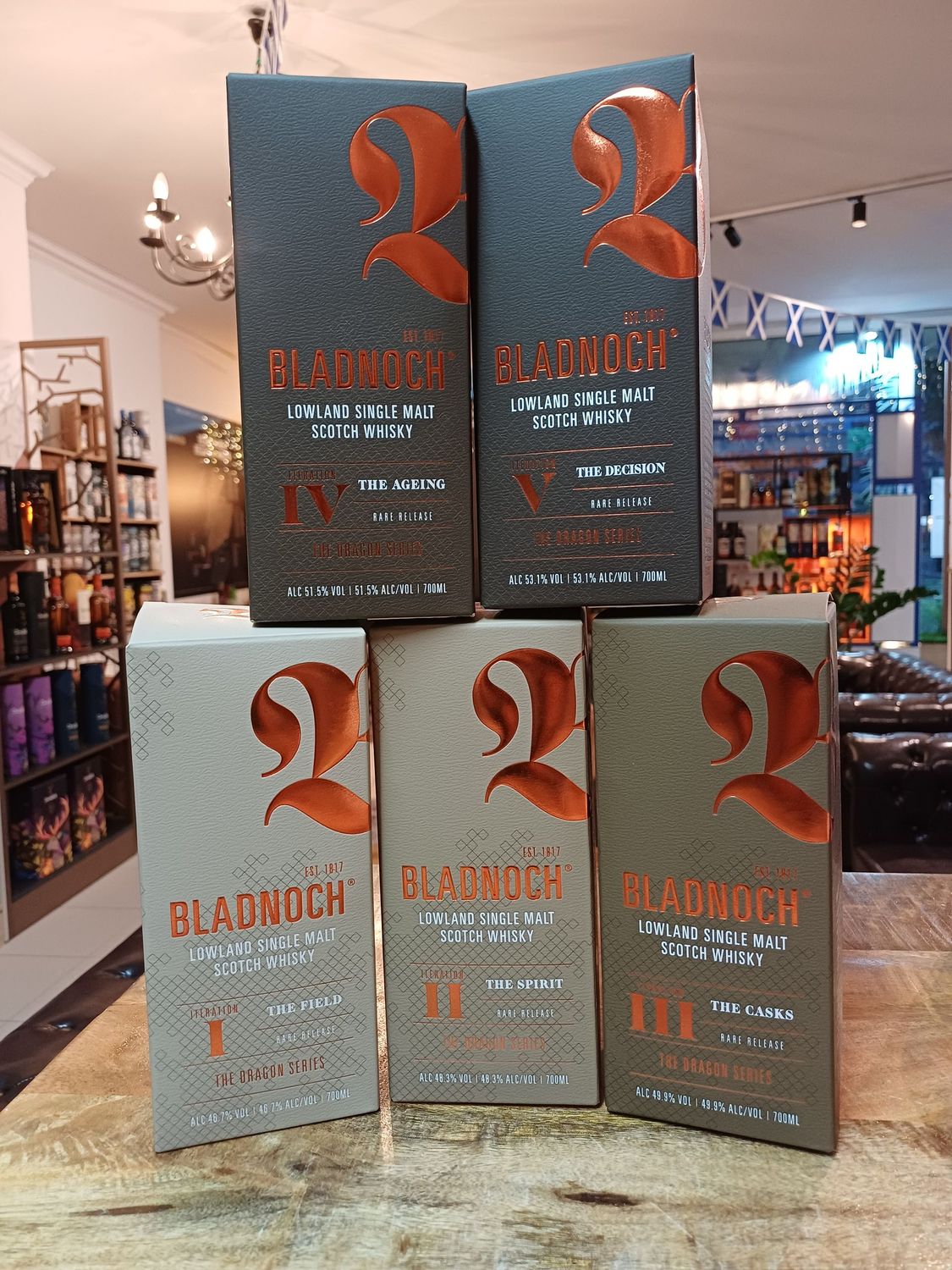 Bladnoch Dragon Series I bis V