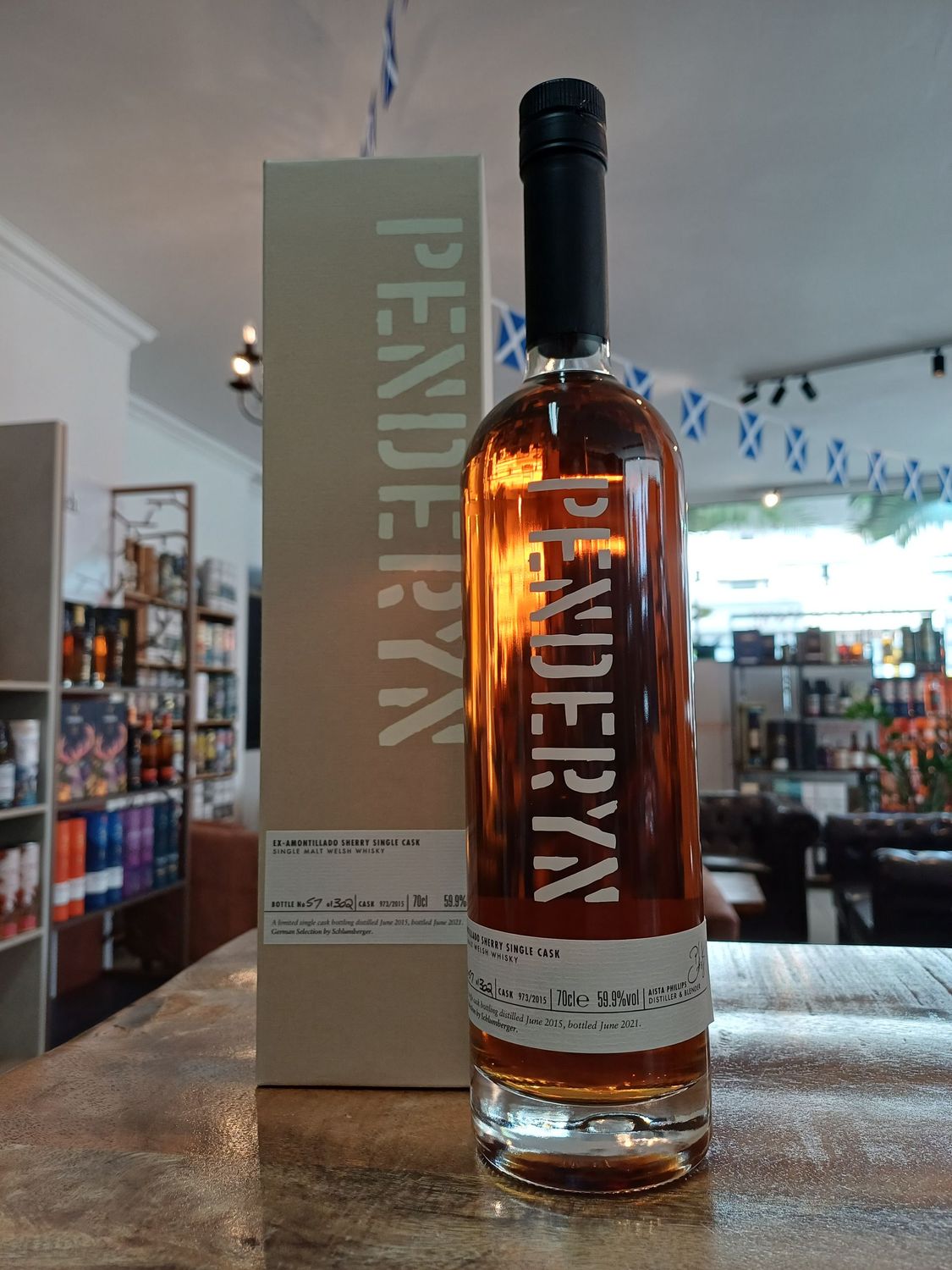 Penderyn, Single Cask, Ex-Amontillado Sherry Cask#973  2015/ 2021