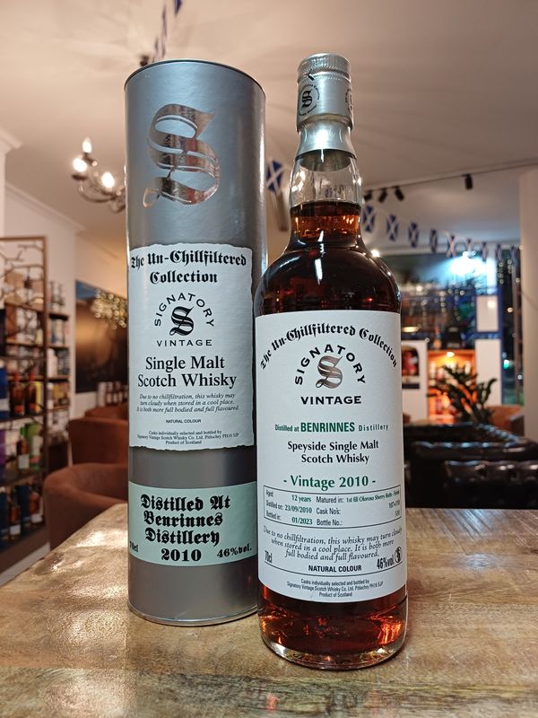 Benrinnes 12 y, Signatory UCF, 2010/2023