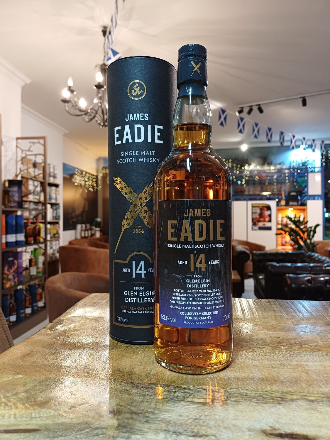 Glen Elgin 14 y, James Eadie 2007/2022