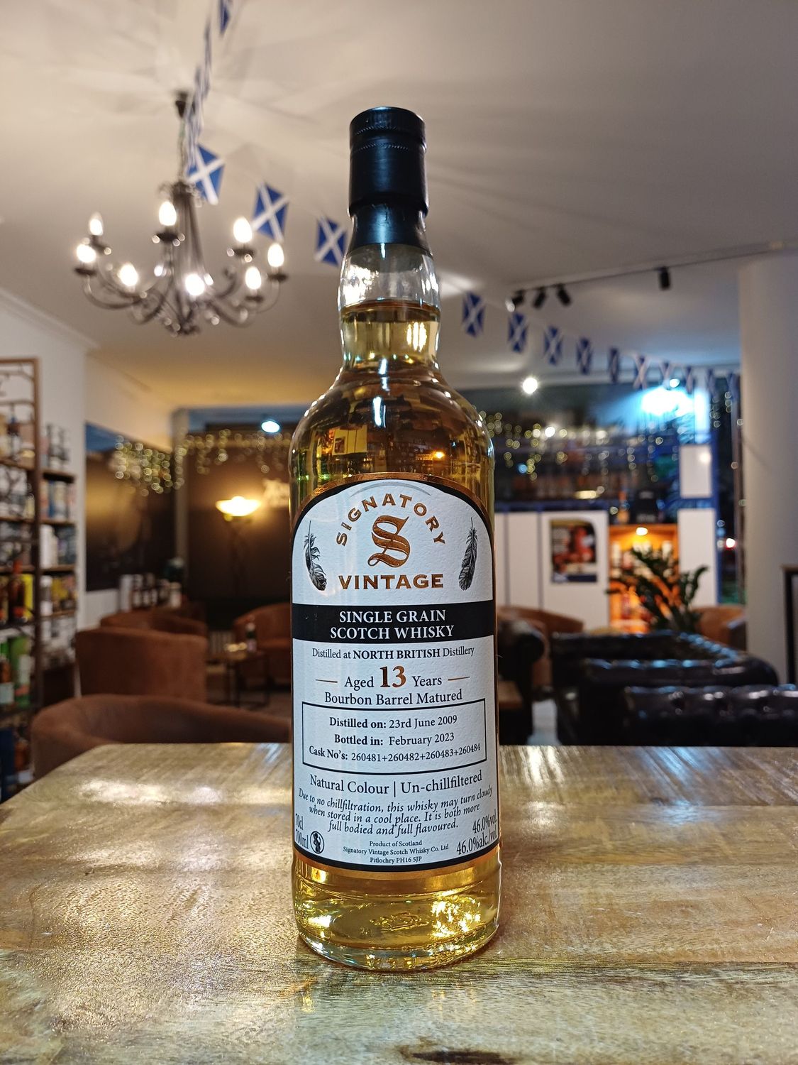 North British 13 y, Signatory