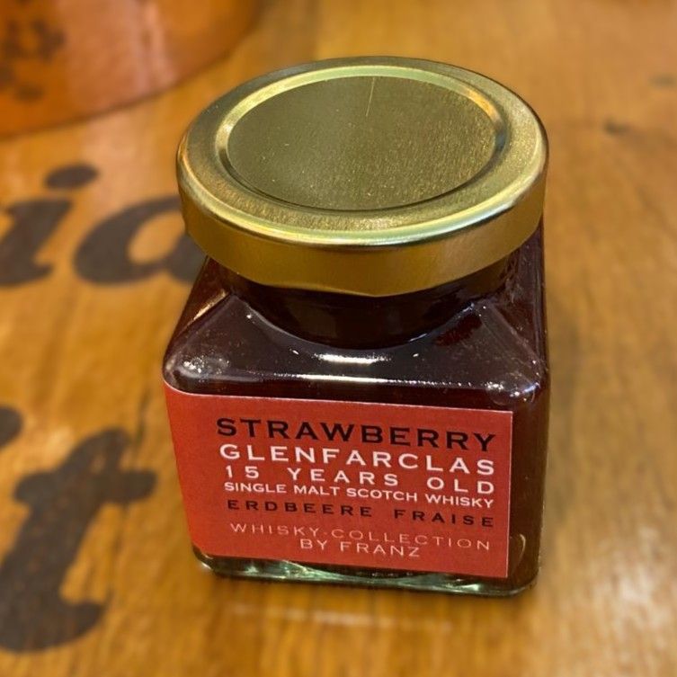 Marmelade Erdbeere mit Glenfarclass 15y Single Malt Scotch Whisky, Whisky-Collection by Franz, 150g
