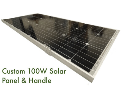 100W Solar Panel and Wiring Kit