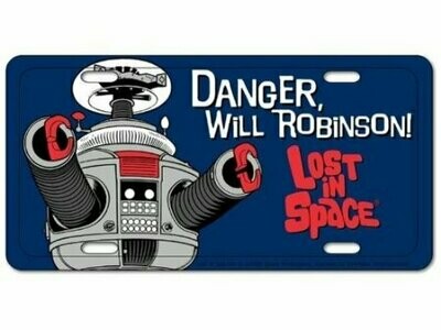 Lost in Space B9 Robot License Plate