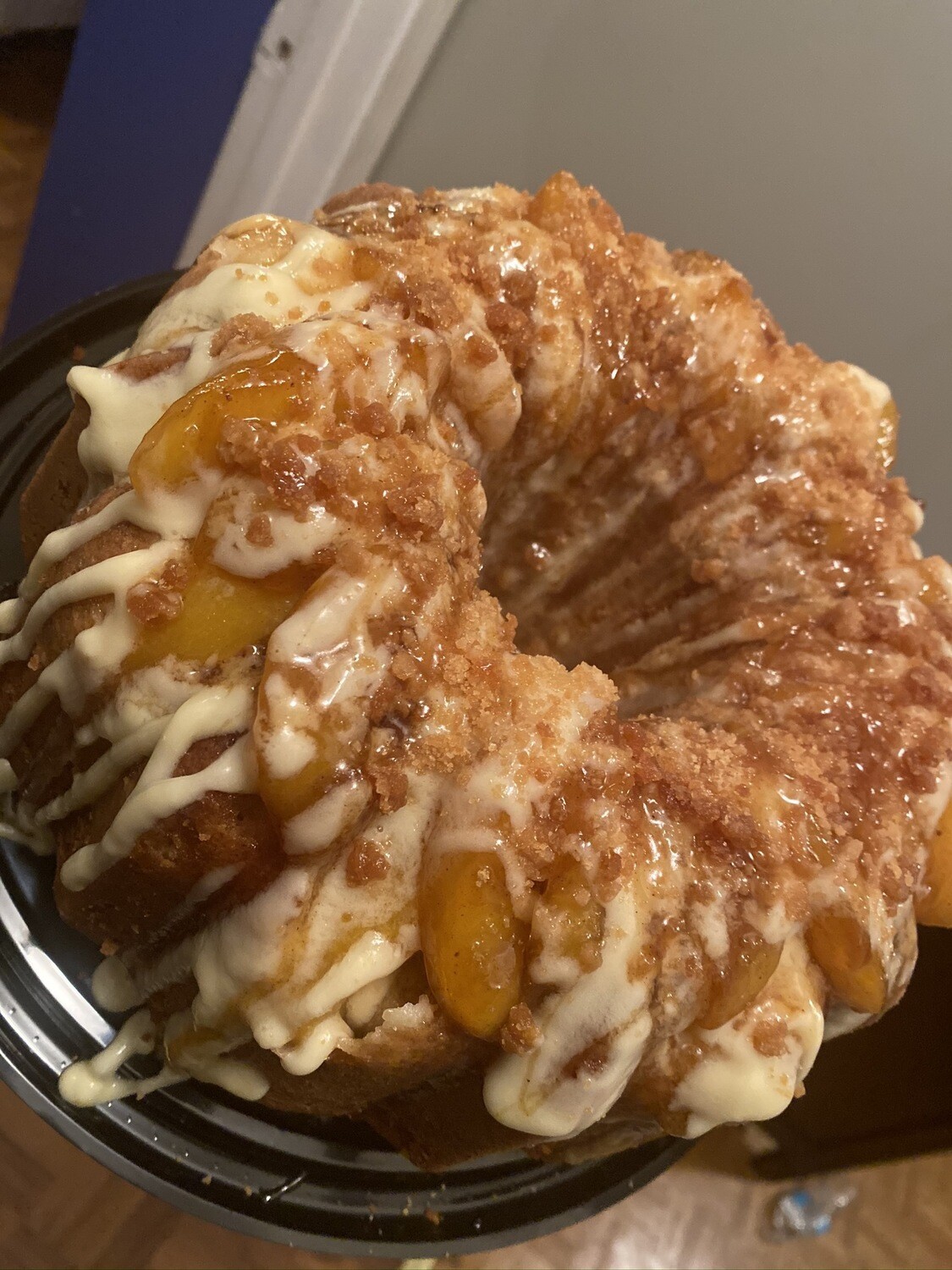 Peach Cobbler Cake 