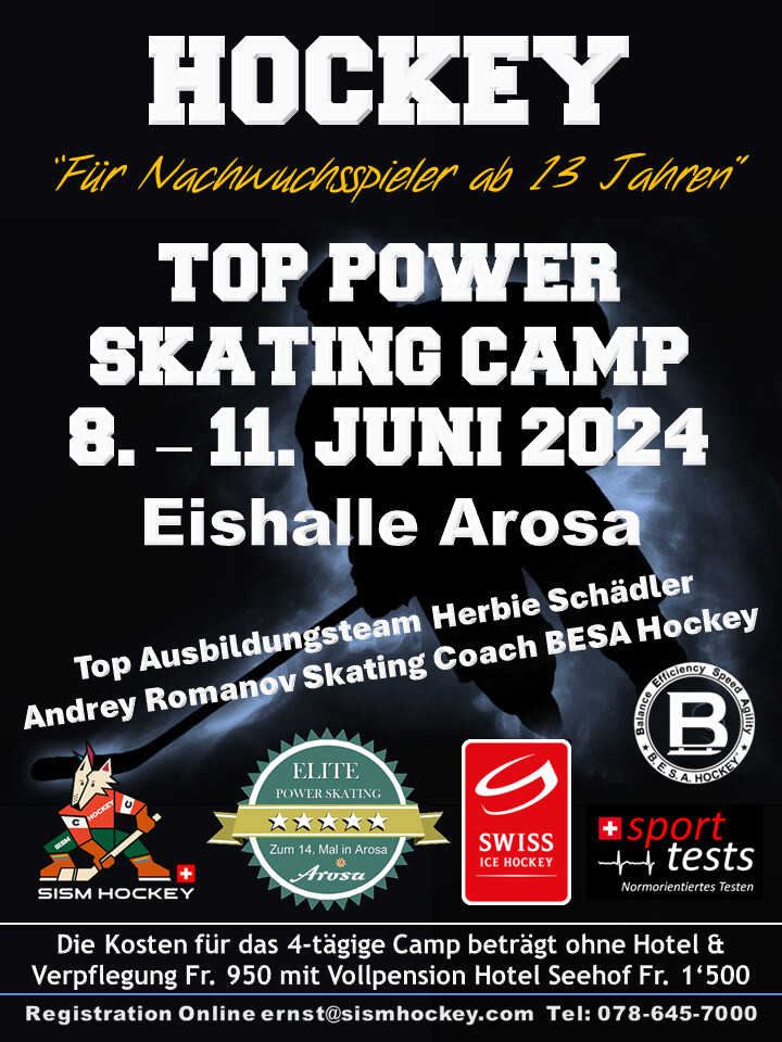 Besa Power Skating Camp 8. - 11. Juni 2024