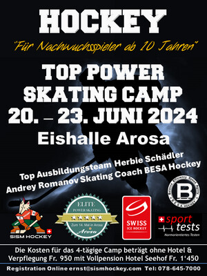 Besa Power Skating Camp 20. - 23. Juni 2024