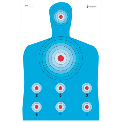 Action Target HiVis Modified B-27 Target